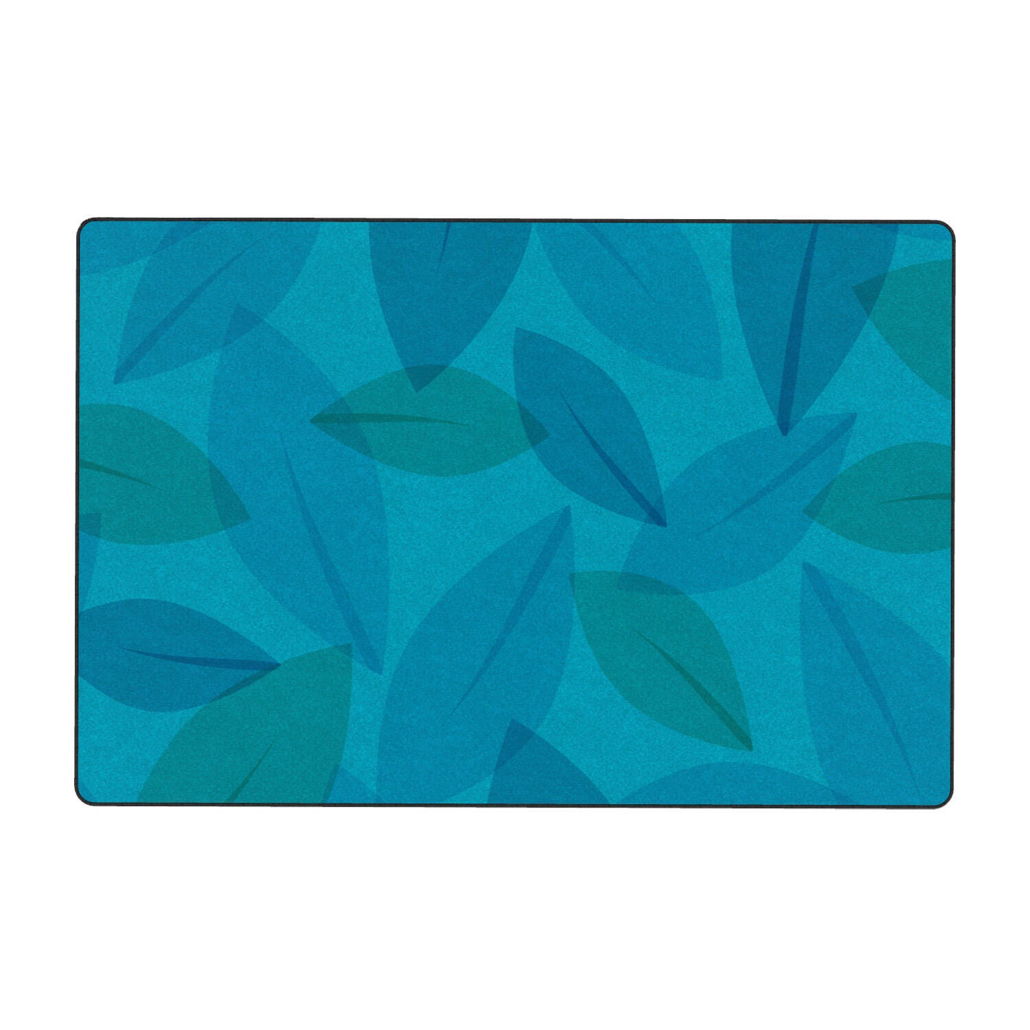 Childcraft ABC Furnishings Calming Leaves Carpet, Rectangle 4000382